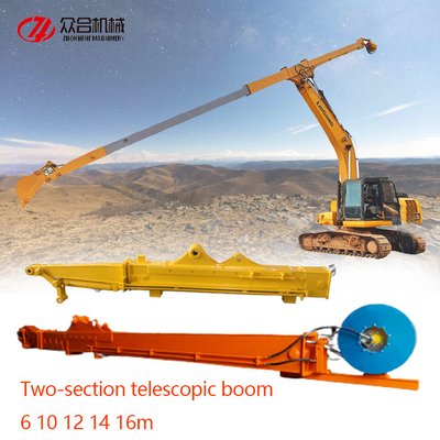 Supporto tecnico di scavatura profondo di Telescopic Boom With dell'escavatore video dopo la vendita