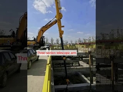 Braccio telescopico a tre sezioni