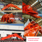 CE Antiwear 18 Meters Excavator Long Arm , OEM ODM Long Reach Boom 20-250ton For Hitachi Komatsu Sany