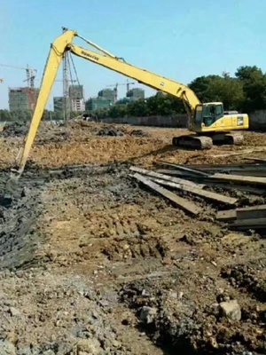 asta lunga di portata del braccio dell'escavatore pc130 dell'escavatore tre delle sezioni del braccio lungo di demolizione