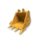 Materiale di colore Q355B di Rock Bucket Yellow dell'escavatore di CAT320 0.7m3