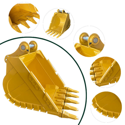 Un secchio per scavatori, un secchio per gatti, un hitachi komatsu.