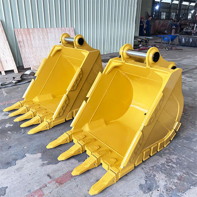 Un secchio per scavatori, un secchio per gatti, un hitachi komatsu.