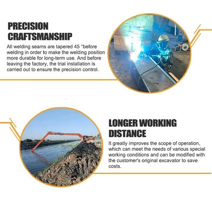 22m anti ruggine mini escavatore lungo braccio per Komatsu Hitachi  Etc