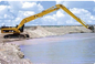 Escavatore per dragaggio fluviale Braccio a portata lunga per Hitachi CAT Doosan