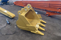 2m3 Sk500 Escavatore grande secchio giallo o richiesto dal cliente, secchio GP per braccio a lunga portata