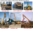 Tempo di produzione rapido su ordine 21 metro di escavatore Pile Driving Arm della fondazione su pali