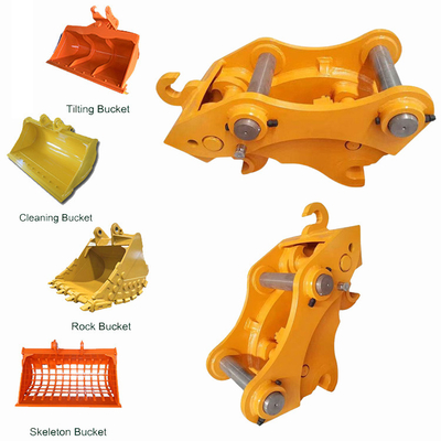 Sicuro Escavatore ad alta efficienza Accoppiatore veloce, Accoppiatore veloce idraulico con perni per gatti hitachi komatsu sanny