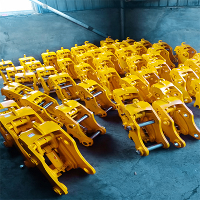 Sicuro Escavatore ad alta efficienza Accoppiatore veloce, Accoppiatore veloce idraulico con perni per gatti hitachi komatsu sanny