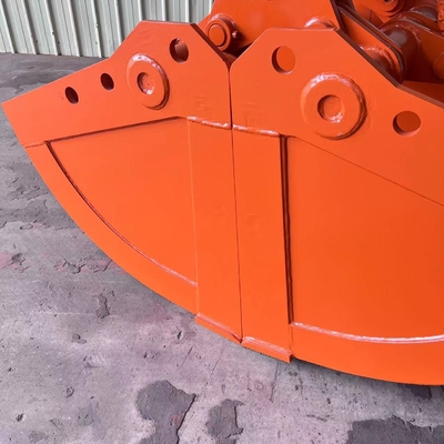 Doppio cilindro Mini Excavator Clamshell Bucket, escavatore idraulico Grab Bucket