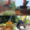 Rastrello durevole di silvicoltura per l'escavatore, escavatore Rake Bucket For Hitachi Zx200 Zx300 di Q355B