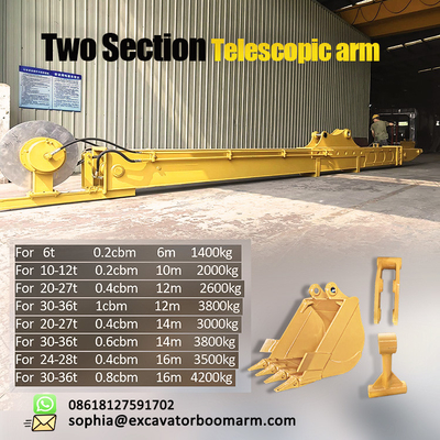 Braccio telescopico dell'escavatore CAT CAT320 14 metri HG785 Q355B