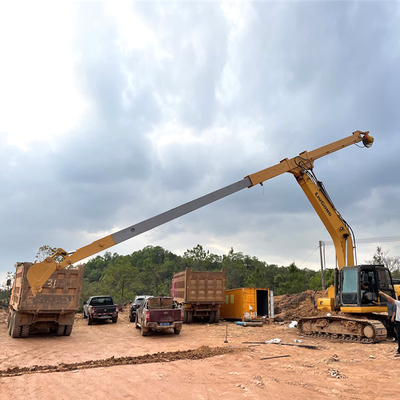 Portata lunga robusta di Telescopic Boom 14m dell'escavatore CAT320 con il secchio resistente