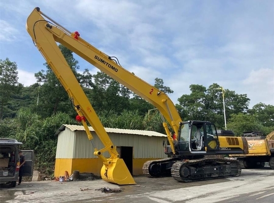 L'escavatore d'acciaio giallo Boom Arm, CE ha certificato l'escavatore lungo Arm