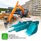 Escavatore antiusura Sliding Boom Wear 4 resistenti - 12m per PC30 EX200