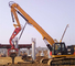 20ton l'escavatore Pile Driving Boom arma Q355B Q690D 12m per CAT Case Hitachi