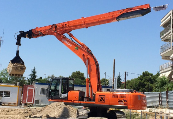 Clamshell braccio telescopico a lungo raggio 20m 25m 30m per Cat Hitachi Komatsu