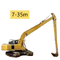 Personalizzazione del colore Boom a lungo raggio per Hitachi Komatsu Sanny Cat Excavator