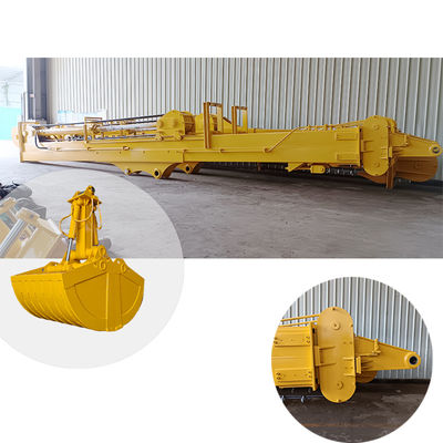 Clamshell braccio telescopico a lungo raggio 20m 25m 30m per  Hitachi Komatsu
