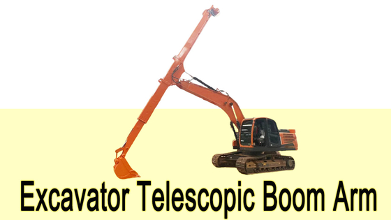 Escavatore ad alta precisione braccio telescopico a due stadi 12T-35T Fondazione Pit Caisson Progetto LG700 ZX240