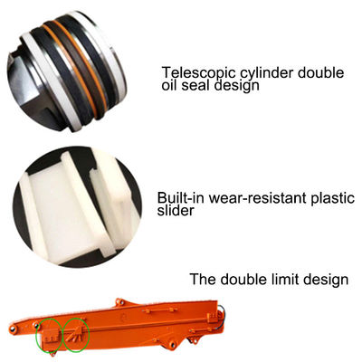 Alta resistenza 0.1CBM Escavatore braccio scorrevole per Hitachi Komatsu Kato escavatore per gatti braccio telescopico braccio telescopico boom escavatore boom braccio escavatore braccio a lunga portata boom a lunga portata