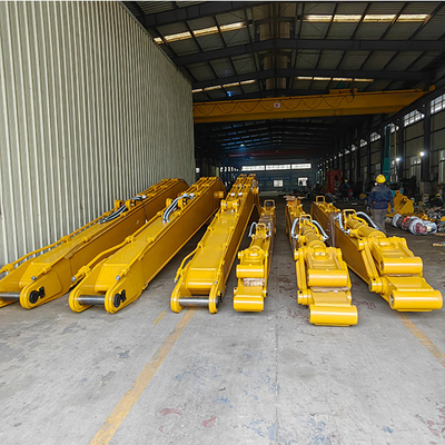 Custom Long Reach Excavator Reach, OEM ODM 8-30 Meter Extended Boom Arm per CAT Hitachi 6-120 tonnellate Excavator Long Arms