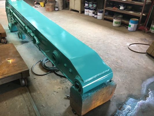 Alto rendimento ZX520 escavatore braccio di impilazione Q355B/Q690D municipale Sanshui progetto ponte ferroviario di deviazione si apre ad un angolo di 160 gradi