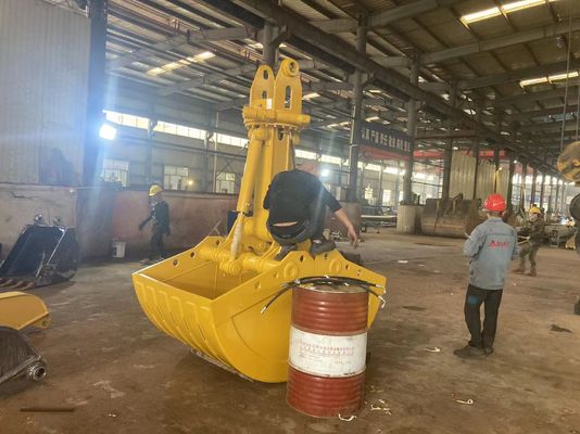 Materiali di grande capacità personalizzabili per caricamento di escavatori Clamshell Bucket secondo il modello
