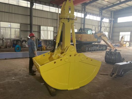 Materiali di grande capacità personalizzabili per caricamento di escavatori Clamshell Bucket secondo il modello