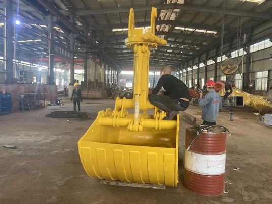 Materiali di grande capacità personalizzabili per caricamento di escavatori Clamshell Bucket secondo il modello