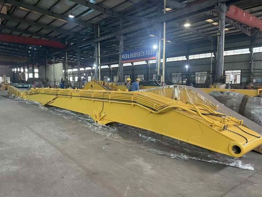 CAT349 22m Q355B Excavator Stack Driving Arm Size Arm Angle di apertura di circa 160 °