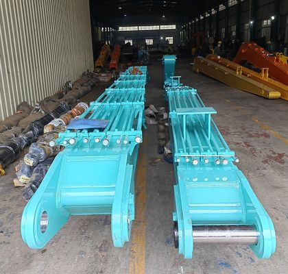 Boom di demolizione a braccio ad alta portata personalizzato 18M 20M 24M 26M 28M 30M escavatore ad alta portata per parti di macchinari da costruzione