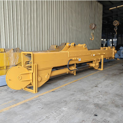 Braccio telescopico a tre sezioni per escavatore