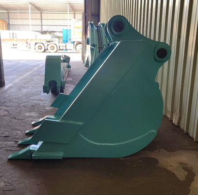 Guaranteed Long Reach Excavator Dipper Arm con secchio e cilindro per CAT Kobelco