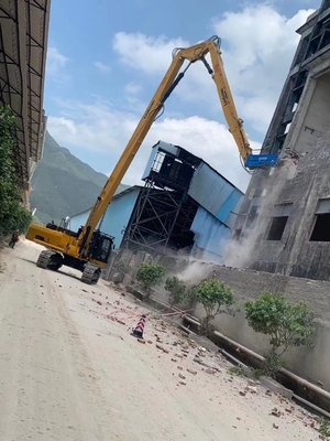 I collegamenti concreti di Long Reach Demolition dell'escavatore di certificazione PC450 CAT320 del CE attaccano il bene durevole di Multiscene
