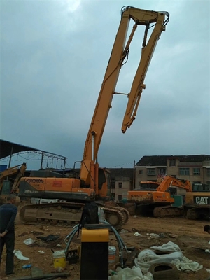 Escavatore Long Reach, escavatore lungo dell'asta di demolizione di portata di certificazione 23M Q355B del CE alto dell'asta di 385 Hyundai