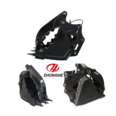 Escavatore d'acciaio ad alta resistenza Thumb Bucket | Durevole e resistente all'uso | PC120 ZX130 SH150