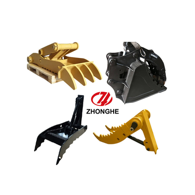 Escavatore antiusura Thumb Bucket per CAT312, PC60 con il dente nero giallo Replacable