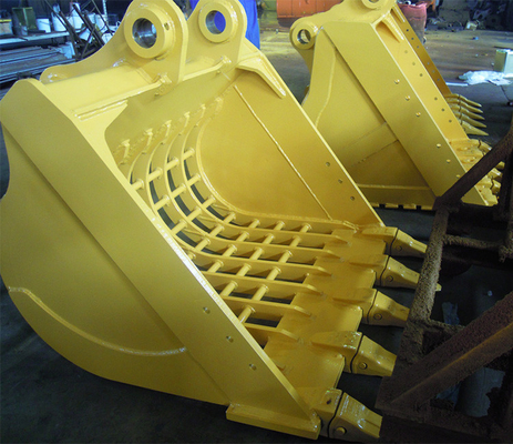 Escavatore Skeleton Bucket, 0.6-1.2 collegamenti durevoli di Q355B NM400 dell'escavatore a cucchiaia rovescia di CBM