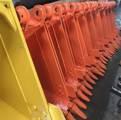 Un escavatore Trenching Bucket, collegamenti durevoli da 2 piedi di lavoro di scavo dell'escavatore a cucchiaia rovescia