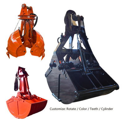 Mini Excavator Clamshell Bucket, un escavatore Clamshell Bucket di 2 cilindri