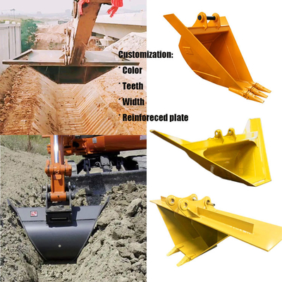 Secchio d'erosione per l'escavatore, secchio trapezoidale durevole di consegna V rapido della fossa di V