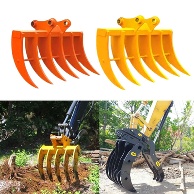 Escavatore antiusura Double Rake Bucket, escavatore Rake Bucket di Hitachi Ex60