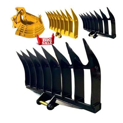 L'escavatore Rake Bucket, NM400 della ruspa spianatrice di Q355B spazzola il rastrello per l'escavatore PC360 ZX300 CAT330