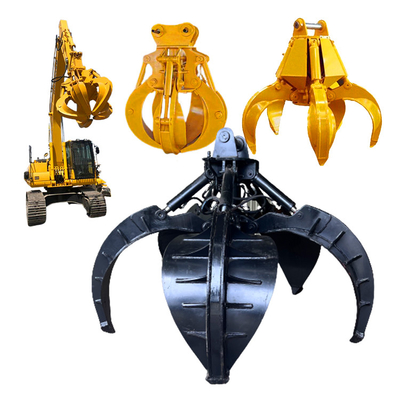 Gru a benna idraulica della roccia di 5 dita per 20-24 Ton Excavators, 1 CBM, 1200 CHILOGRAMMI