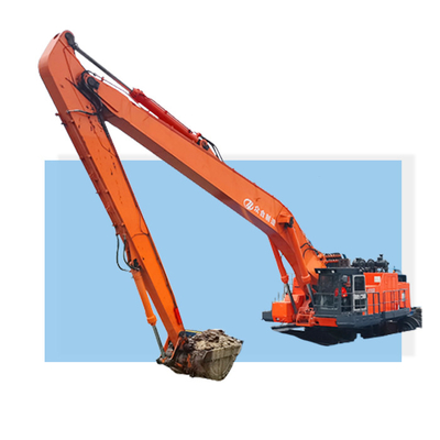 18m 19m Long Reach Excavator Booms Giallo Nero Colore personalizzato
