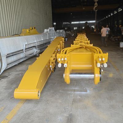 Pescante per pali montato su escavatore con cuscinetto per componenti principali del braccio