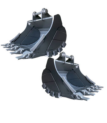 Escavatori superiori di grandi dimensioni per Volvo Rock Bucket per la movimentazione di materiali pesanti in condizioni rocciose